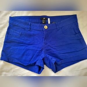 H&M Blue Jean Shorts with pockets (Size: 8)